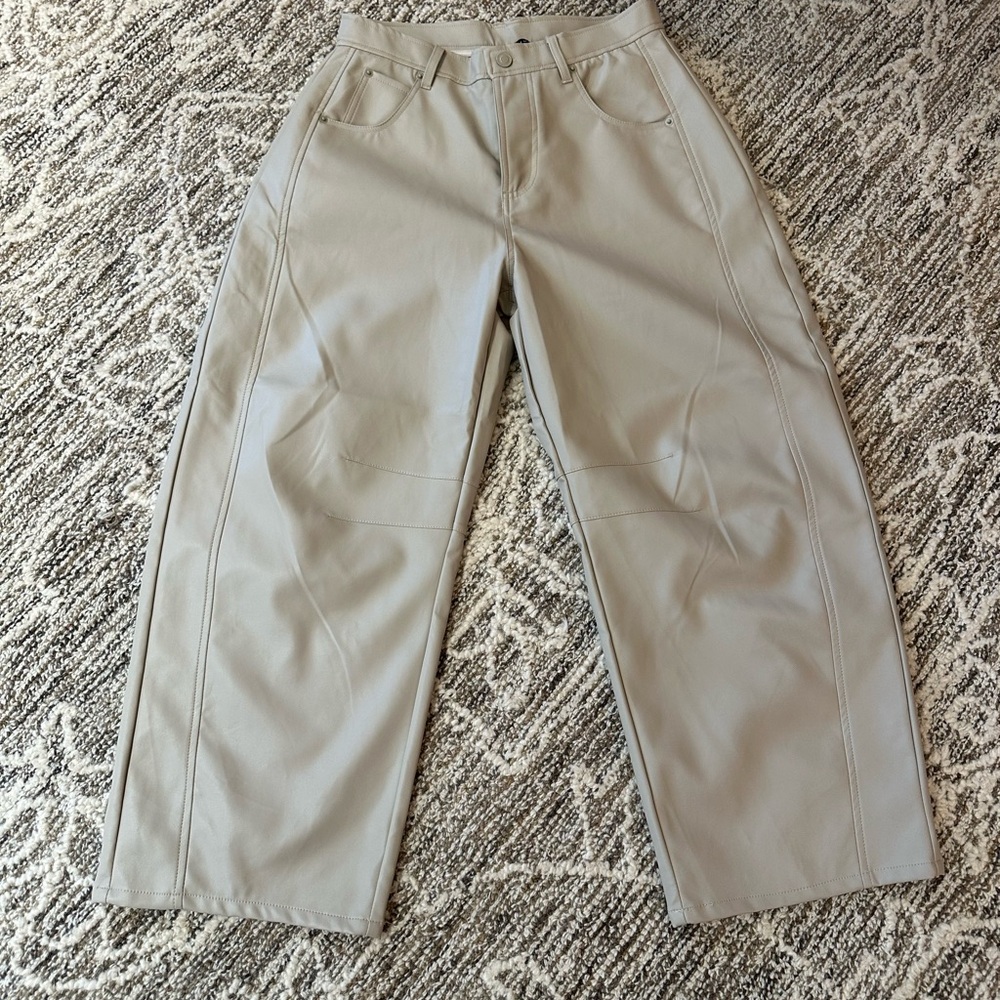 Gray Wide-Leg Pants